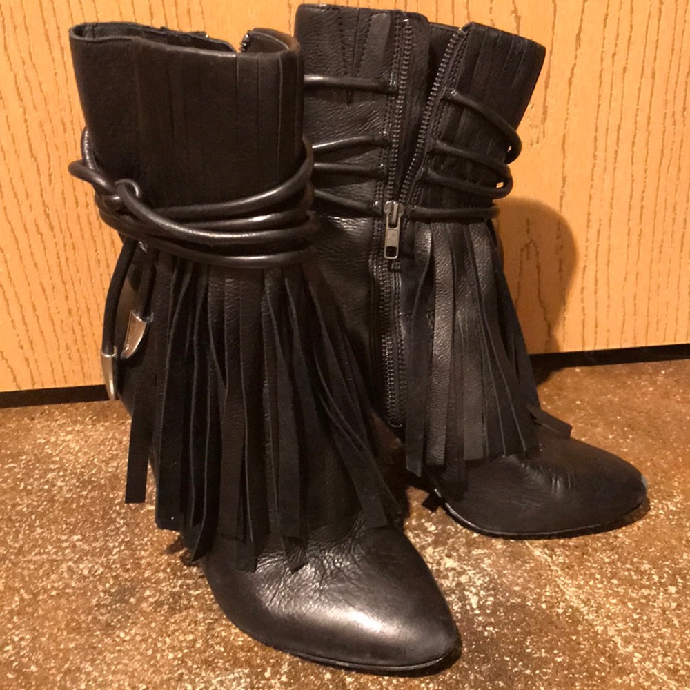 Ash leather boots 👢